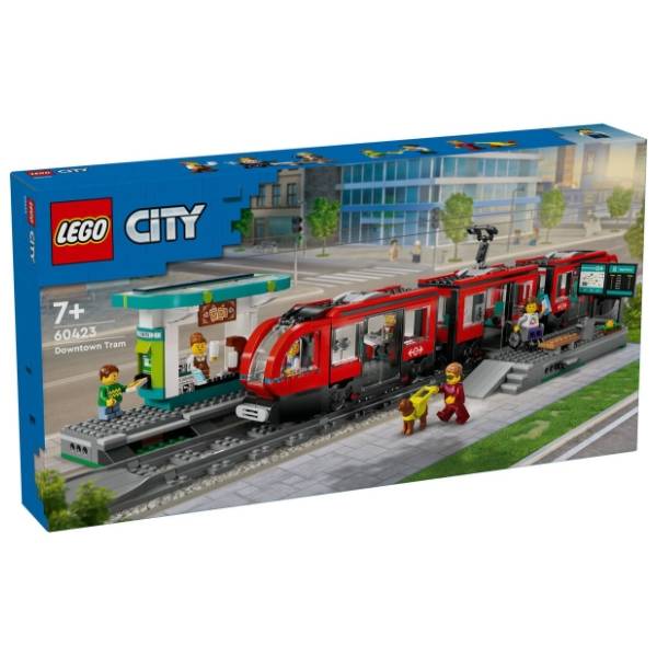 LEGO City gradski tramvaj i stajalište 60423