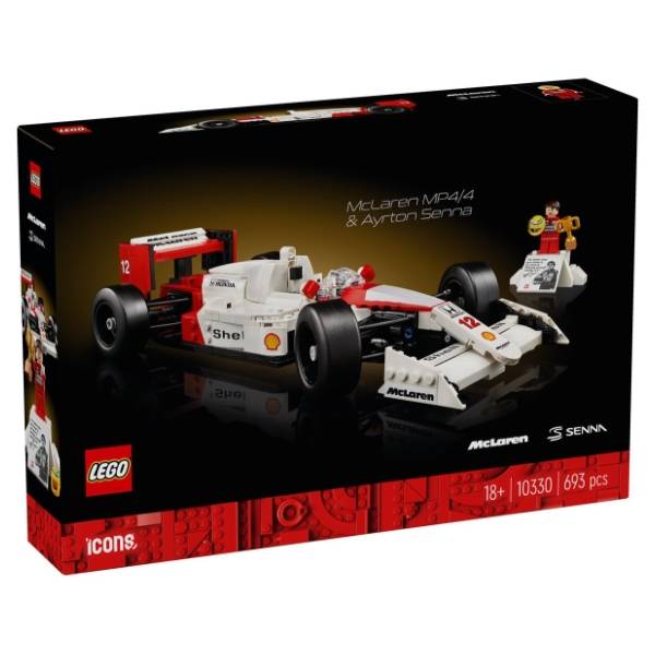 LEGO Icons McLaren MP4/4 i Ajrton Sena 10330