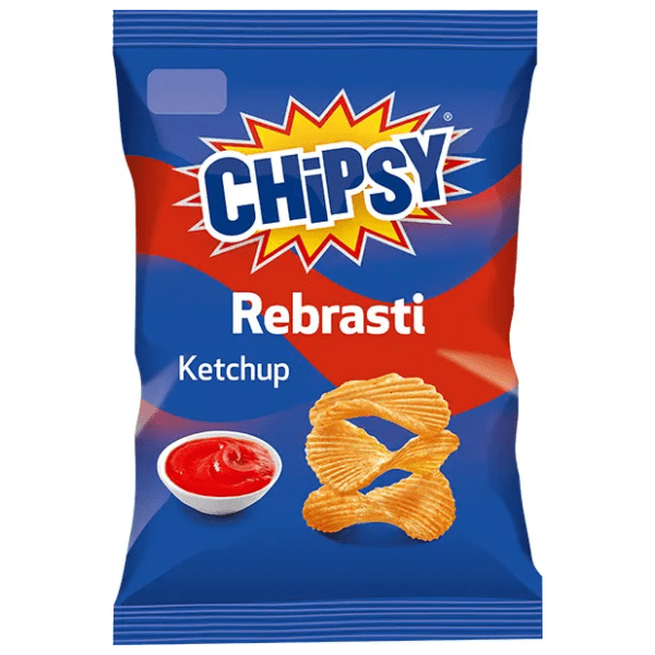 MARBO Chipsy rebrasti ketchup 60g