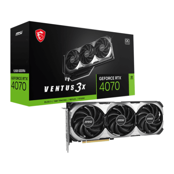 MSI nVidia GeForce RTX 4070 RTX VENTUS 3X E1 OC 12GB GDDR6 192-bit grafička kartica