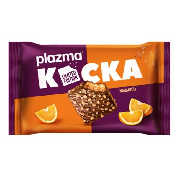 Napolitanka PLAZMA kocka narandža 67,5g