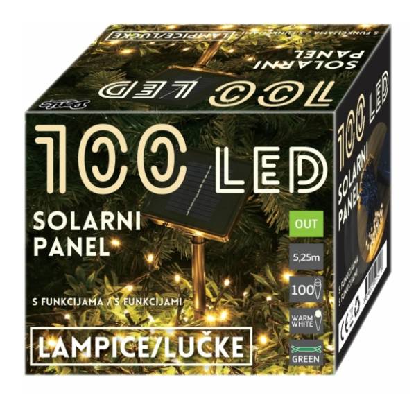 Novogodišnja rasveta LED 100l 8 funkcija Denis 52-541000
