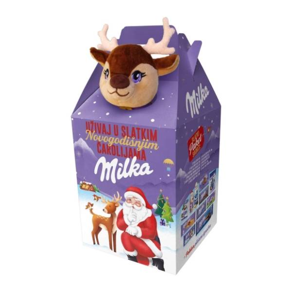 Novogodišnji paketić MILKA Xmass sa plišanom igračkom 1,23kg