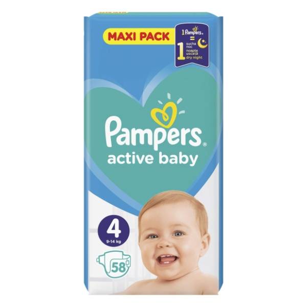 PAMPERS pelene VP 4 58kom