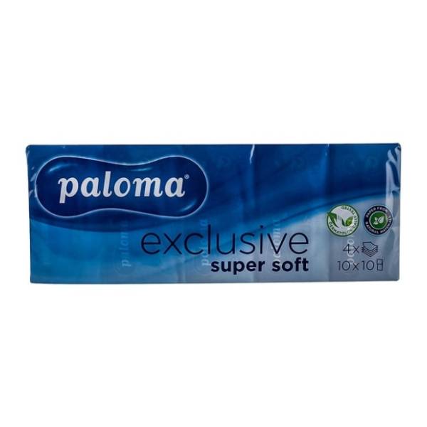 Papirne maramice PALOMA exclusive 4sloja 10kom