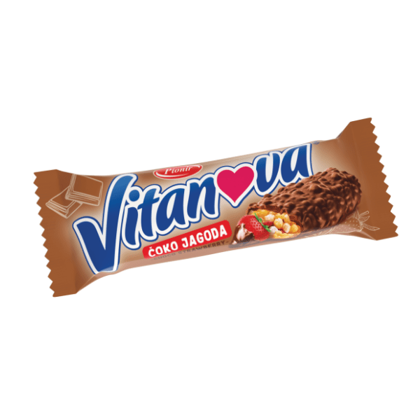 Štanglica PIONIR Vitanova čokolada jagoda 30g