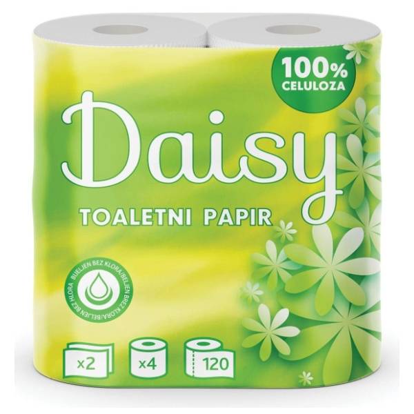 Toalet papir DAISY 2sloja 4kom
