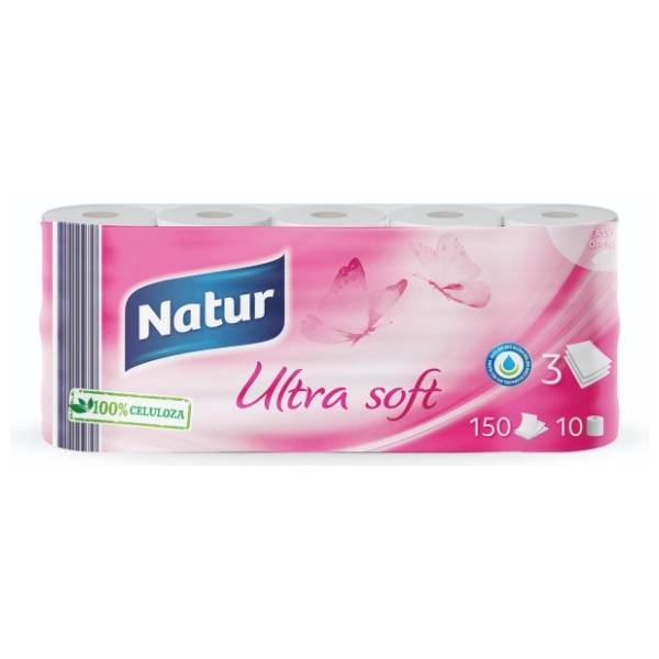 Toalet papir NATUR ultra sift 3sloja 10kom
