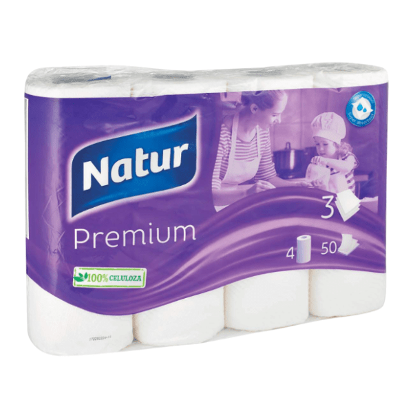 Ubrus NATUR Premium 3sloja 4kom