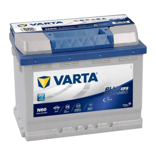 VARTA akumulator 12V 60Ah Blue Dynamic EFB N60 desno+
