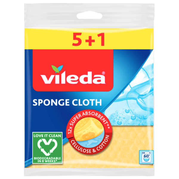 VILEDA sunđerasta krpa 5+1 gratis