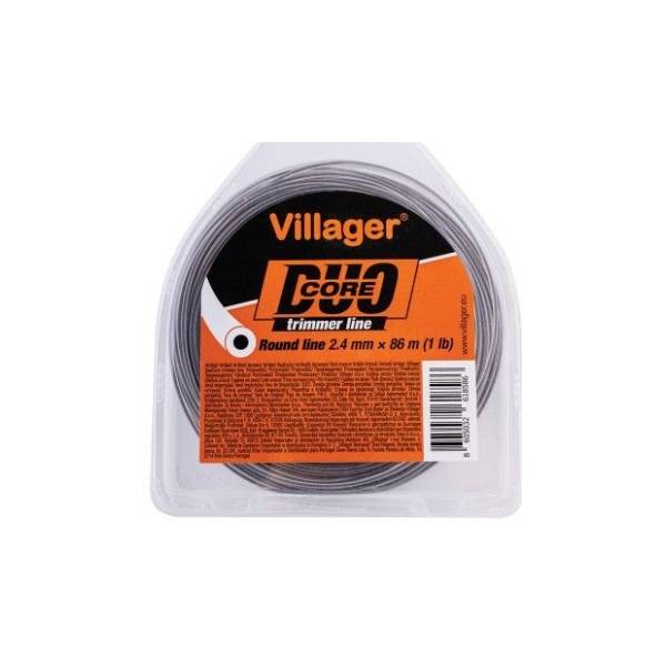 VILLAGER 2.4mm X 390m (5LB) Duo core silk za trimer
