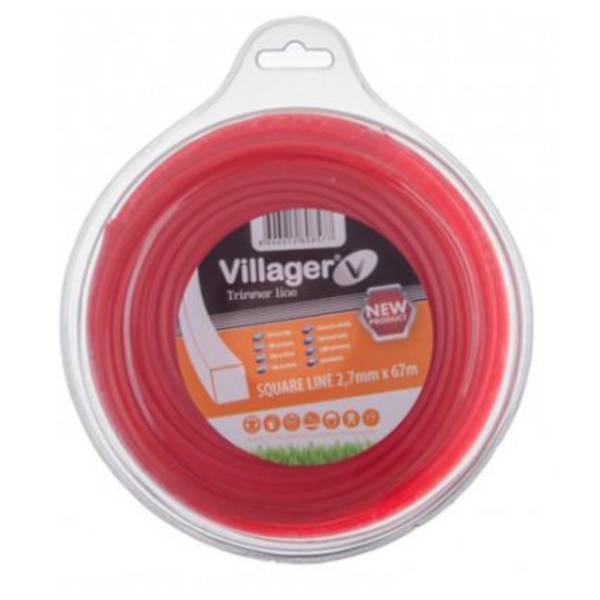 VILLAGER 3.0mm x 52m (1lb) četvrtasti silk za trimer