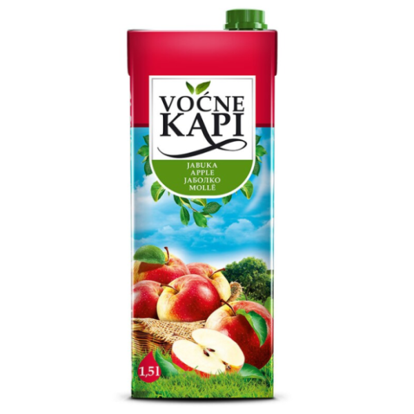 Voćni sok VOĆNE KAPI jabuka 1,5l