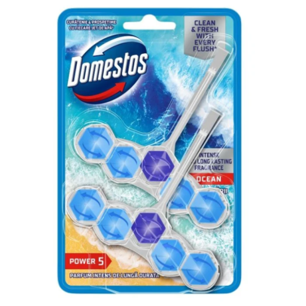 WC osveživač DOMESTOS power 5 ocean 2x50g