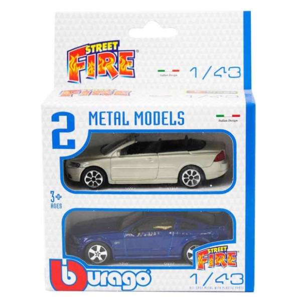 Automobil Street fire 1:43 BURAGO 2kom