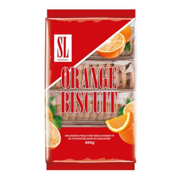 Biskvit SWISSLION Eurobiscuit pomorandža XXL 460g