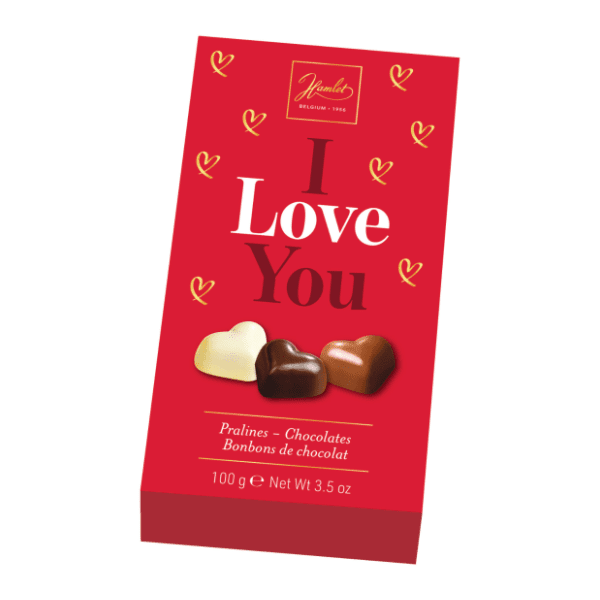 Bombonjera HAMLET love 100g