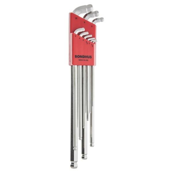 BONDHUS set dugih L-ključeva HEX 1.5 - 10.0 77099 9 kom