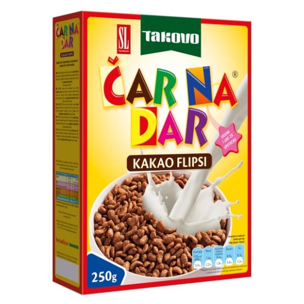 Flipsi ČAR NA DAR Takovo kakao 375g
