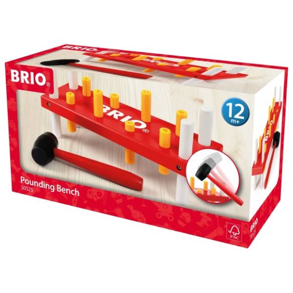 Čekić i podloga za udaranje BRIO