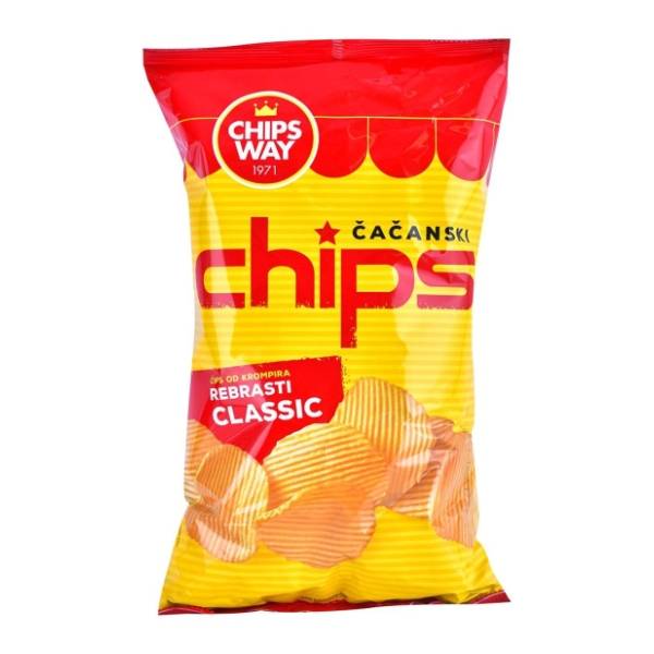 CHIPS WAY classic rebrasti 280g