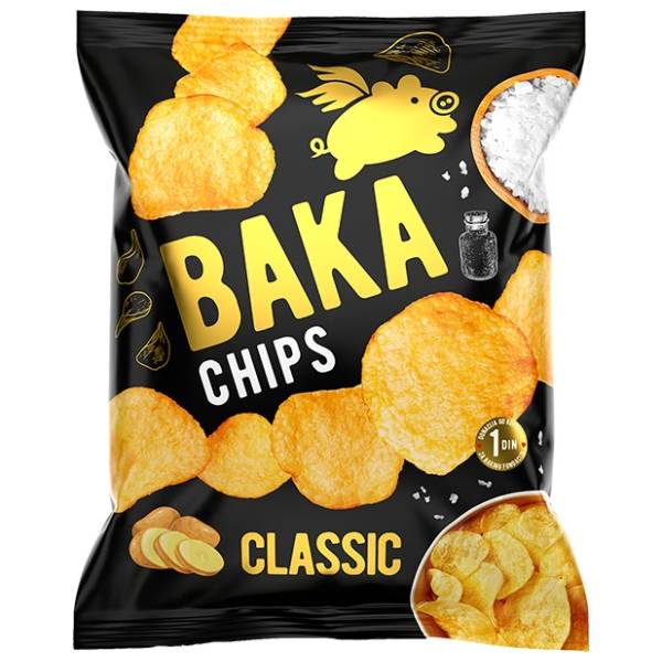 Čips BAKA classic 90g