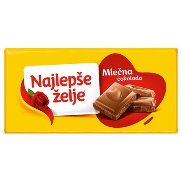 Čokolada ŠTARK Najlepše želje mlečna 90g
