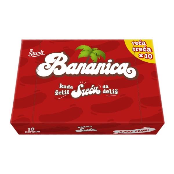Čokoladica ŠTARK Bananica 250g
