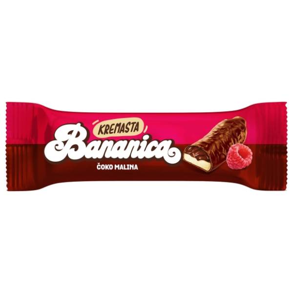 Čokoladica ŠTARK Bananica malina 28g