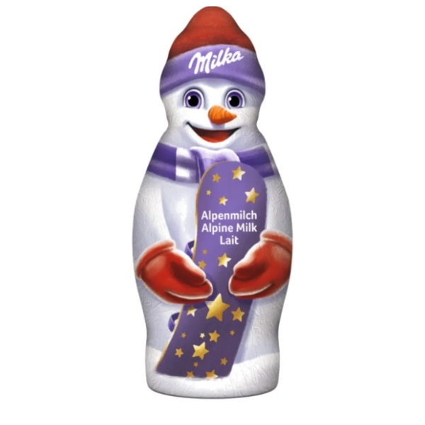 Čokoladna figura MILKA snowman 50g