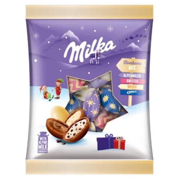 Čokoladne bombone MILKA Xmas 130g