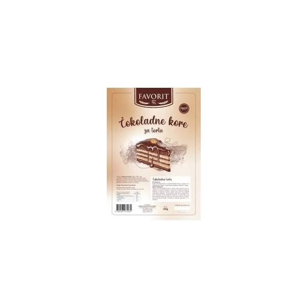 Čokoladne kore FAVORIT 470g