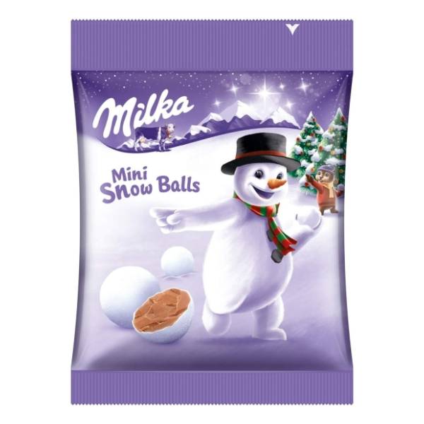 Čokoladne lopte MILKA Snow ball 100g
