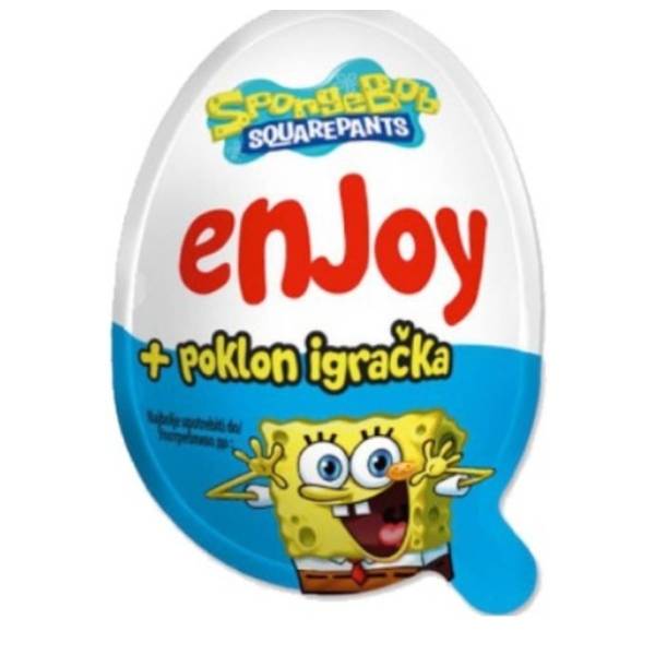 Čokoladno jaje NELLY Sunđer Bob enjoy 20g