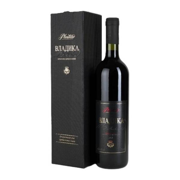 Crveno vino PLANTAŽE Vladika kutija 0,75l