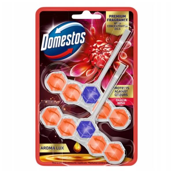 DOMESTOS WC osveživač lux dahlia 2x50g
