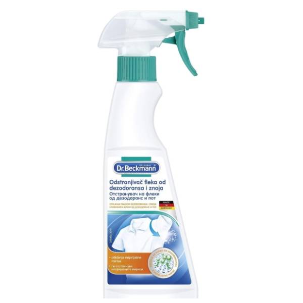 DR.BECKMANN skidač fleka od dezodoransa i znoja 250ml