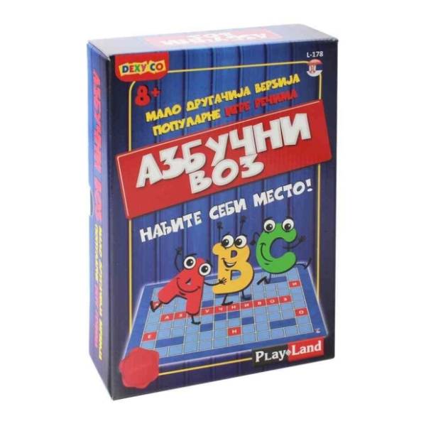 Društvena igra	Azbučni voz PLAY LAND