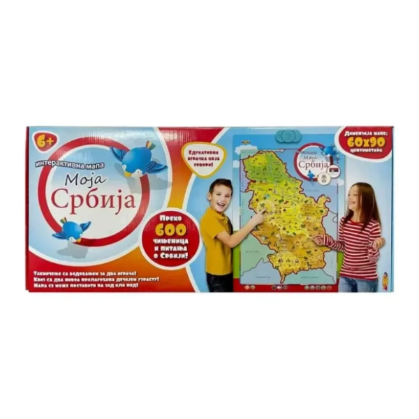 Društvena igra mapa Srbije DEXY CO