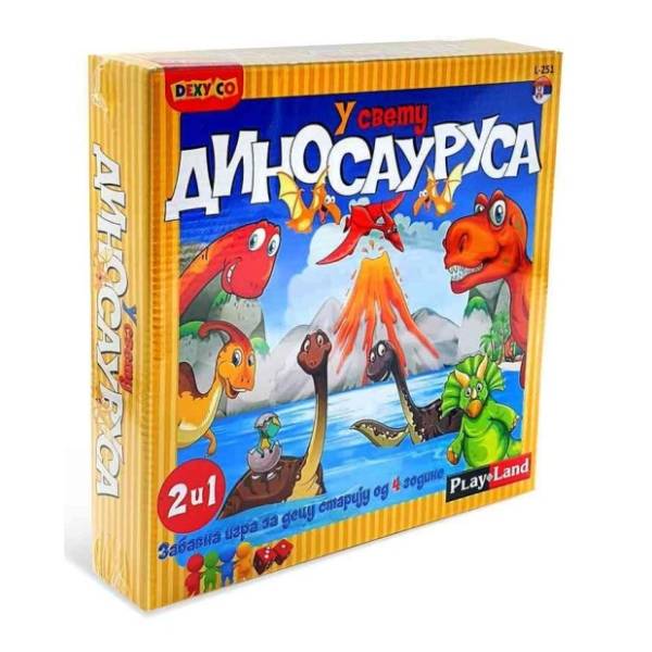 Društvena igra U svetu dinosaurusa PLAY LAND