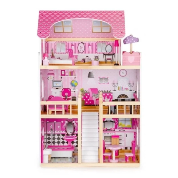 Drvena kućica za lutke ECO TOYS