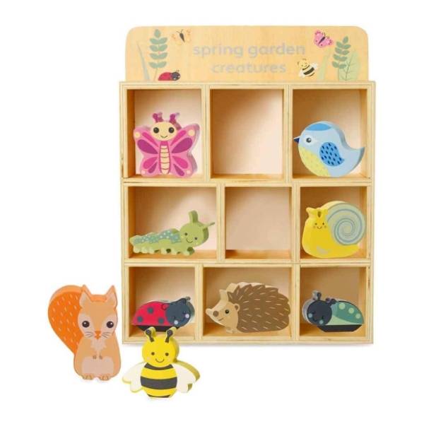 Drvena polica sa životinjama Proleće ORANGE TREE TOYS