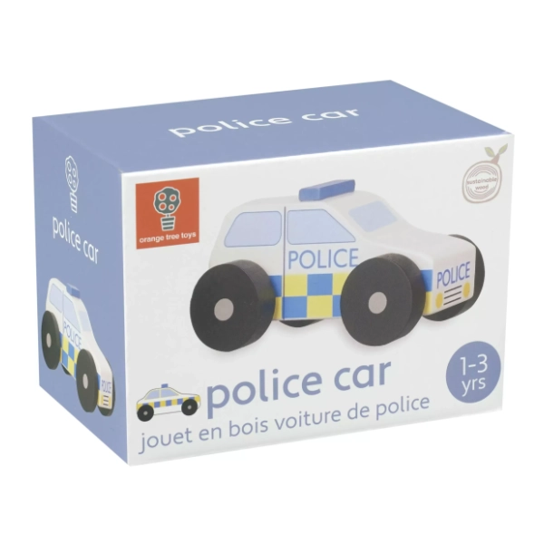 Drveno vozilo Policija ORANGE TREE TOYS