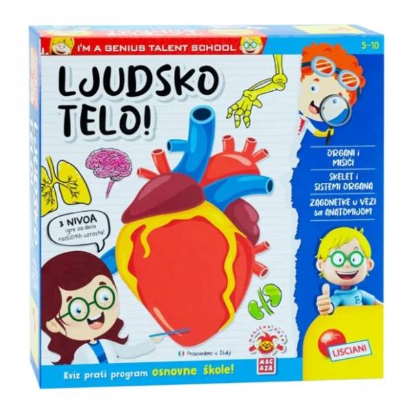 Edukativni set Upoznaj ljudsko telo LISCIANI