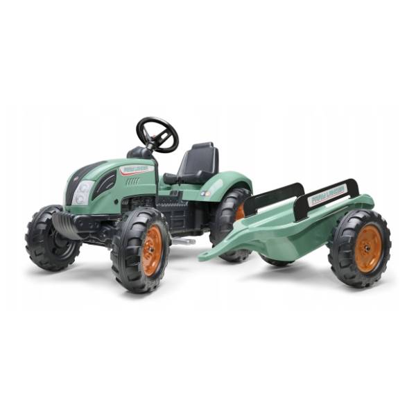 Farmerski traktor za decu sa prikolicom FALK