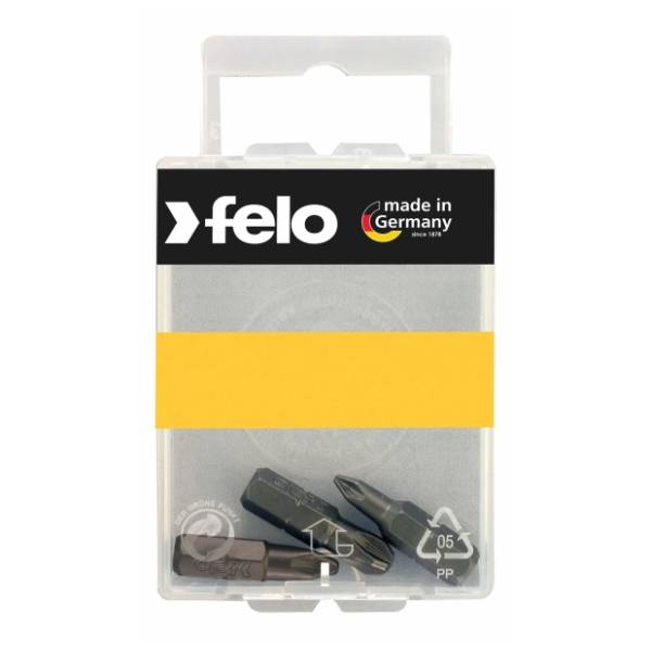 FELO Bit Industrial Pozidriv PZ1/PZ2/PZ3 x 25 02193216 3 kom