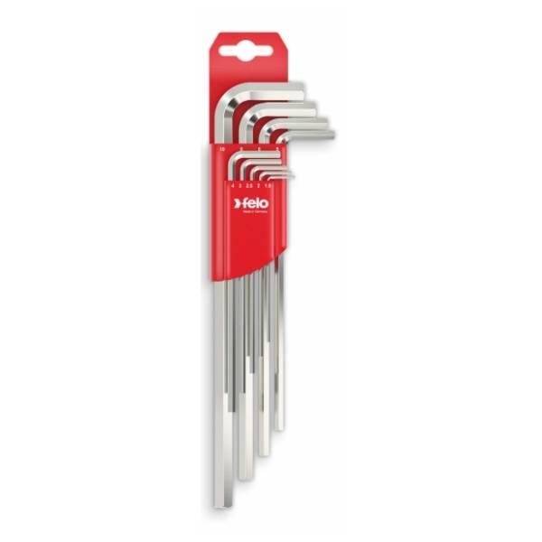 FELO set dugih šestougaonih L-ključeva HEX 1.5-10.0mm 9/1 34600911