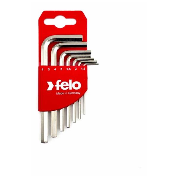 FELO Set kratkih šestougaonih L-ključeva HEX 1,5-6,0 mm 34500711