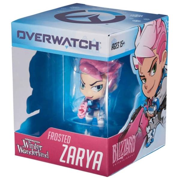 Figure cute but deadly Holiday frosted Zarya ACTIVISION BLIZZARD